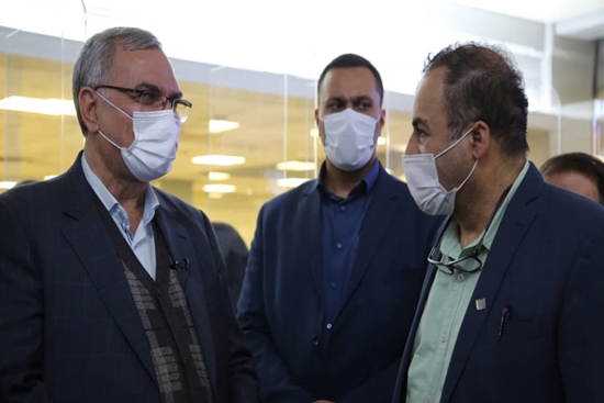 بازدید وزیر بهداشت از فرودگاه امام خمینی 